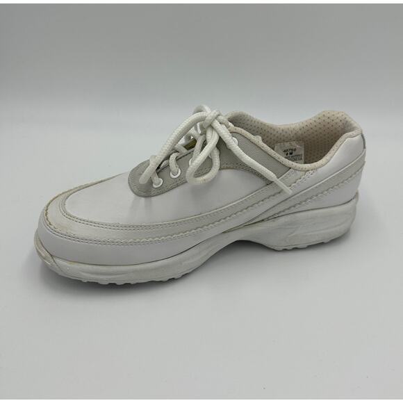 NWD FootJoy GreenJoys Womens Size 6 White Leather Golf Shoes Cleats Lace Up - Picture 9 of 11